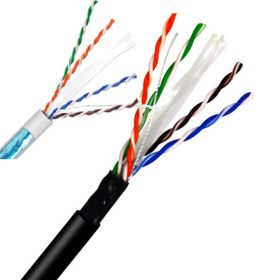 8つの中心は耐久性の直接埋葬Cat6 1000ft LSZHのジャケットを